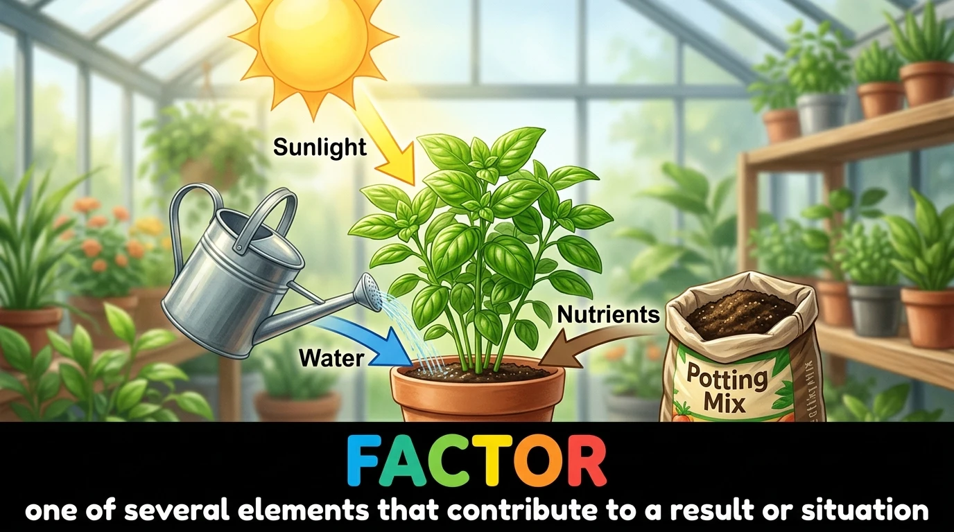 English Illustration for factor